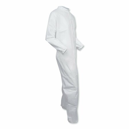 Kleenguard A40 Coveralls, Large, White, 25PK KCC 44307